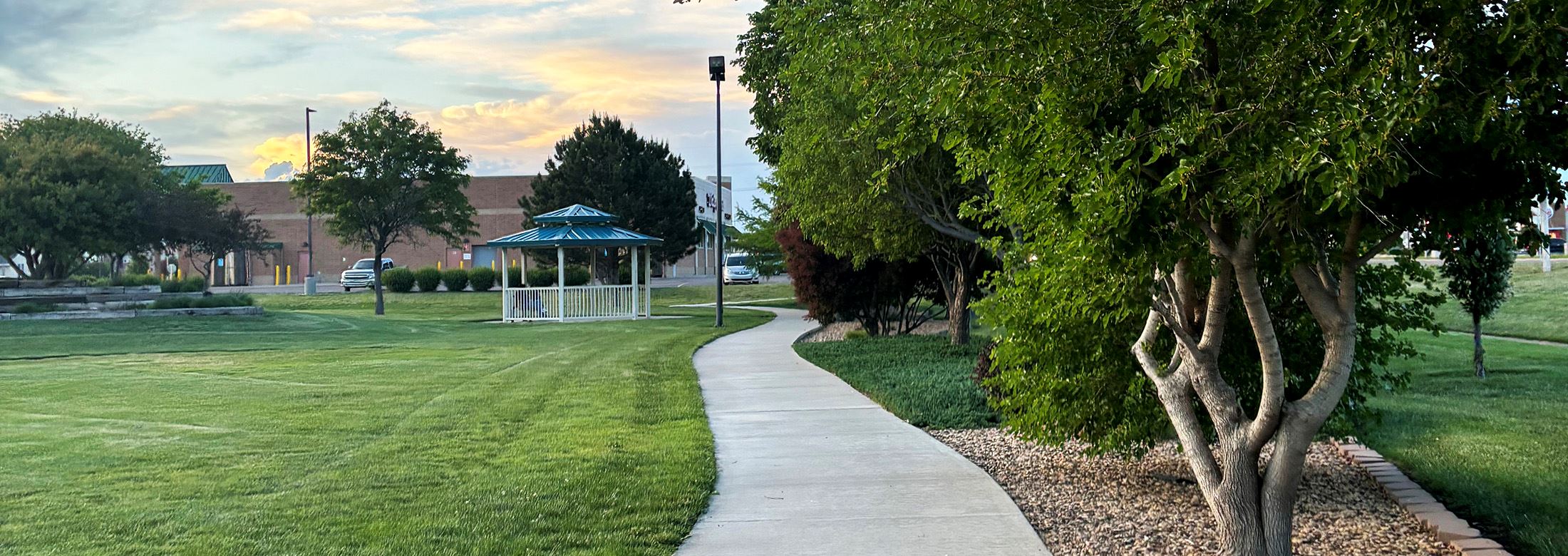 Sidewalk at Light Park