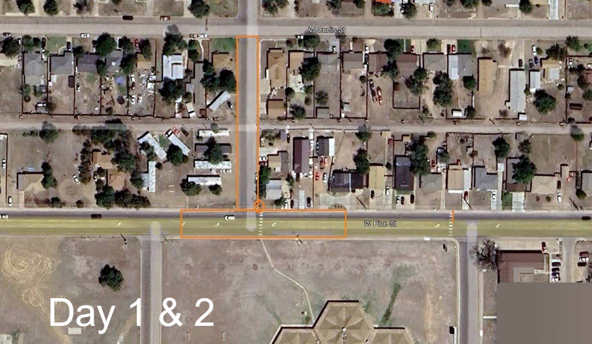Day 1 and 2 Construction Map