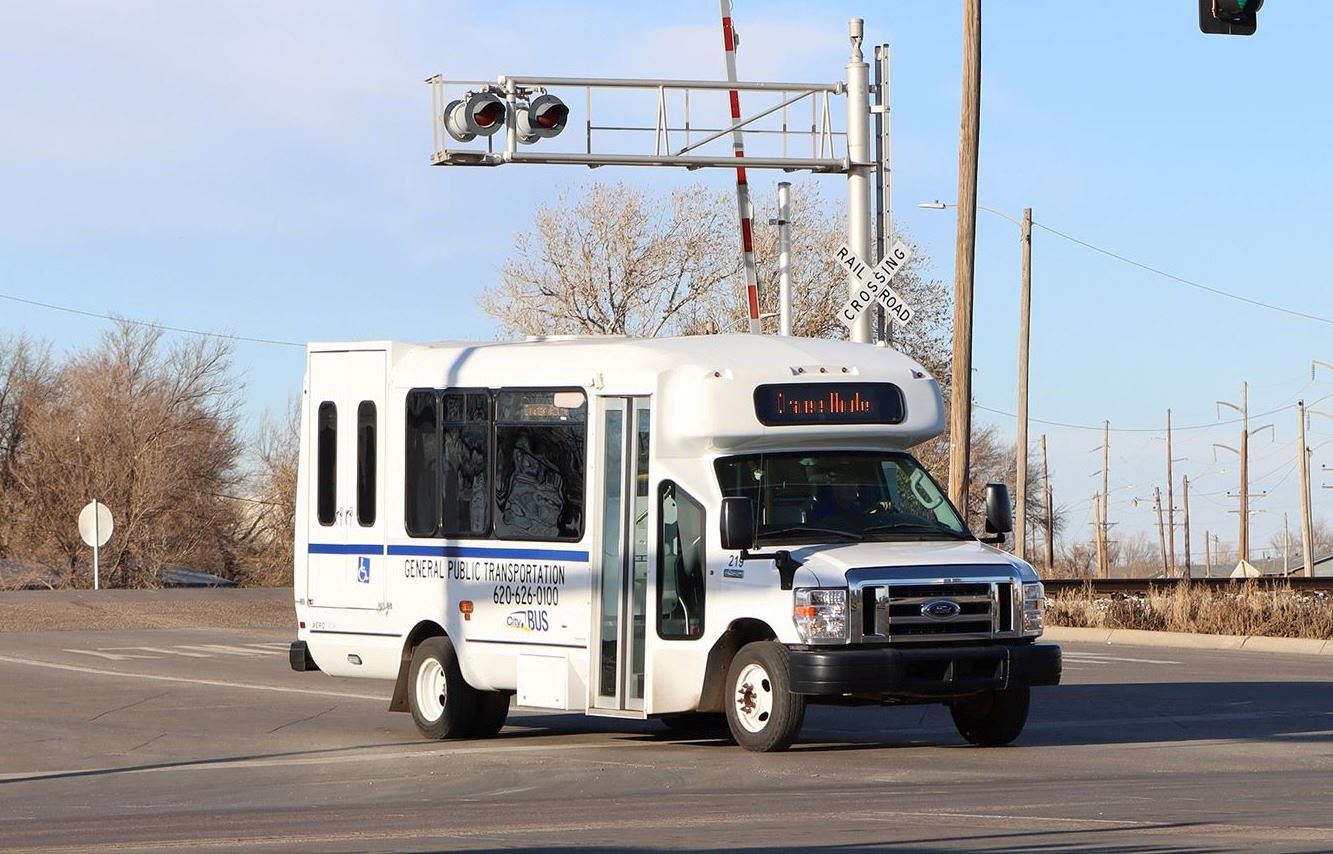Picture of CityBus driving on street