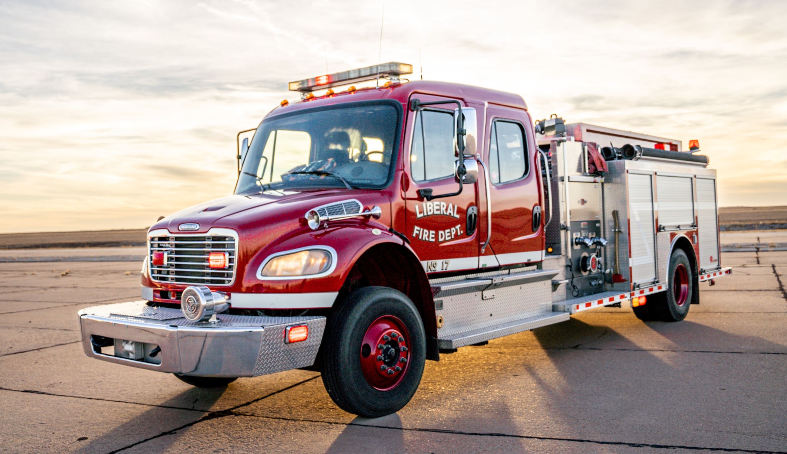 A photo of fire Engine 17.